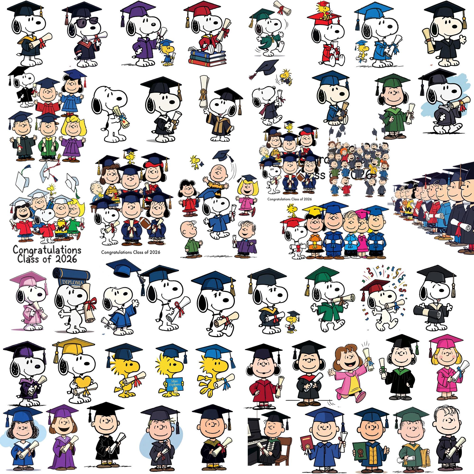 4000px 53 PNG Snoopy Graduation PNG, Snoopy Shirt, Funny Cartoon Png ...