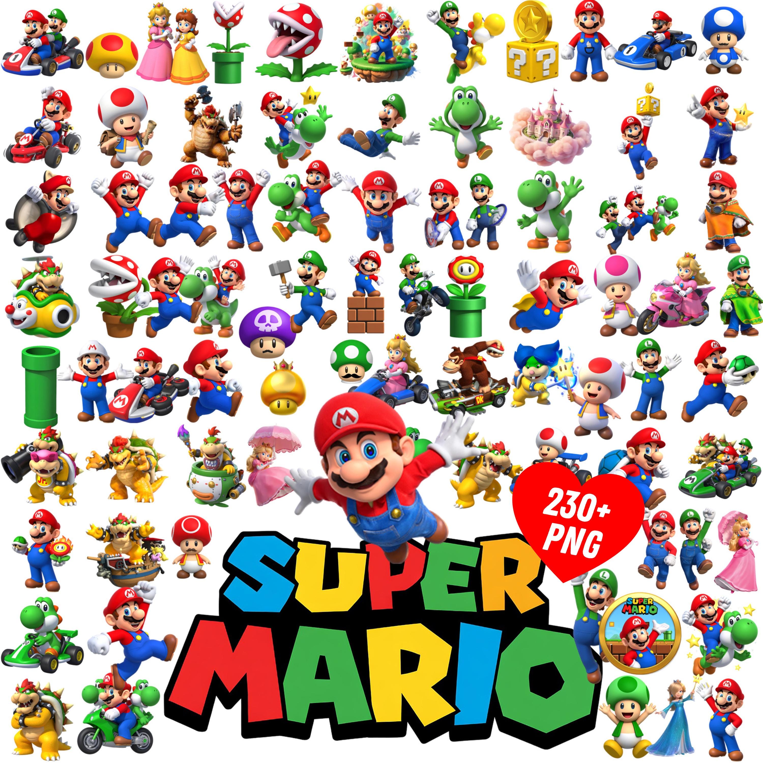 マリオフレンズ スーパーマリオデコレーション 絵画 Super mario enemies - Etsy 日本