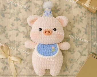 Amigurumi Pig Crochet Pattern: Easy Plush Toy Tutorial (PDF)