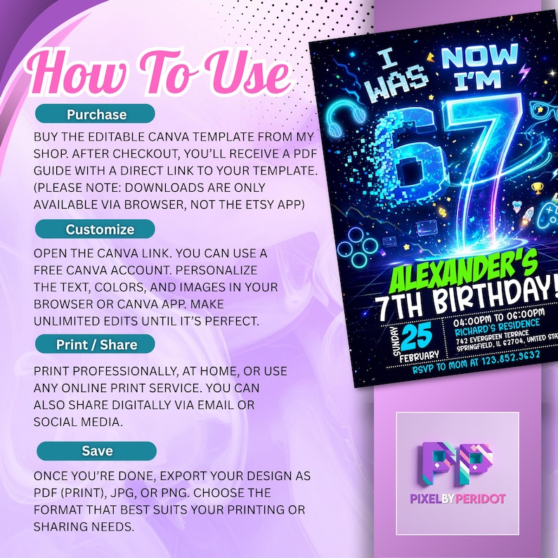 Six Seven Meme Birthday Invitation, 7th birthday invite boy,I Was 6 Now I’m 7 birthday invite, EDITABLE Italian 67 Brainrot Steal A Brainrot