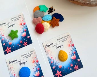 Recuerdos de boda personalizados con semillas plantables: regalos de boda ecológicos