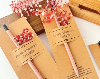 Personalized plantable wedding favors:Eco-Friendly Wedding Gifts, Baby shower - bridesmaid - firs communion