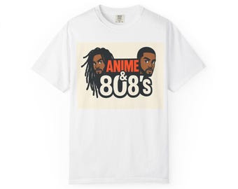 Anime & 808s T-Shirt | Retro Hip-Hop Anime Graphic