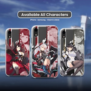 Etui na telefon z anime Azur Lane – Prinz Eugen Akagi Atago Belfast Taihou Enterprise Ayanami illustrious St Louis Formidable Bismarck Cover Gift
