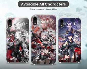 Arknights Anime Phone Case Wisadel Chen Lappland Eyjafjalla Specter Character Cover Anime Game Merchandise Otaku Gift Aesthetic Phone Case