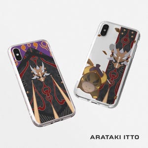 Coque de portable Arataki Itto Genshin Impact – Personnages de dessins animés pour iPhone Samsung Xiaomi et plus