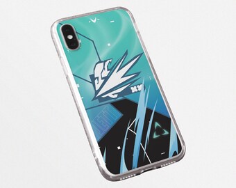 Jett Valorant Phone Case, Gamer Aesthetic Anime Style Cover, FPS Character Case, Gift for Gamers