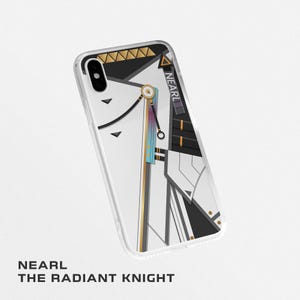 Funda para teléfono Arknights de Nearl the Radiant Knight, funda de operador estética de anime Kazimierz Champion, regalo otaku