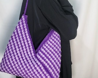 Hyacine Crochet Bag Pattern PDF | Beginner Crochet Shoulder Bag | Easy Handmade Purse Pattern