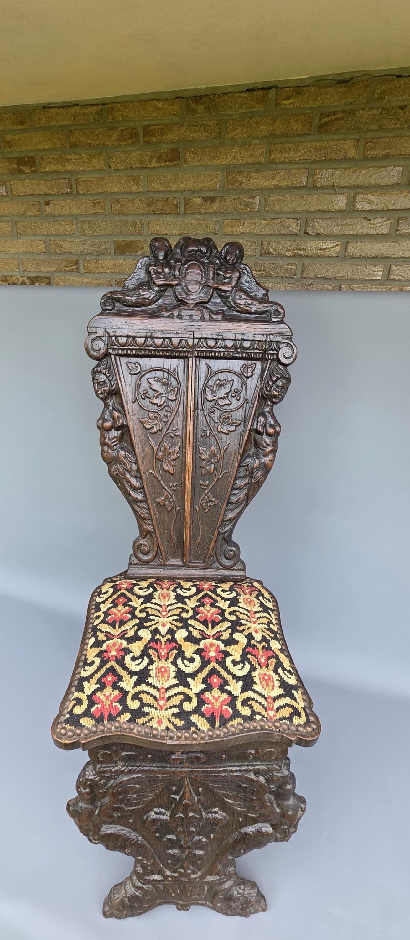 Embroidered antique chairs - Etsy 日本