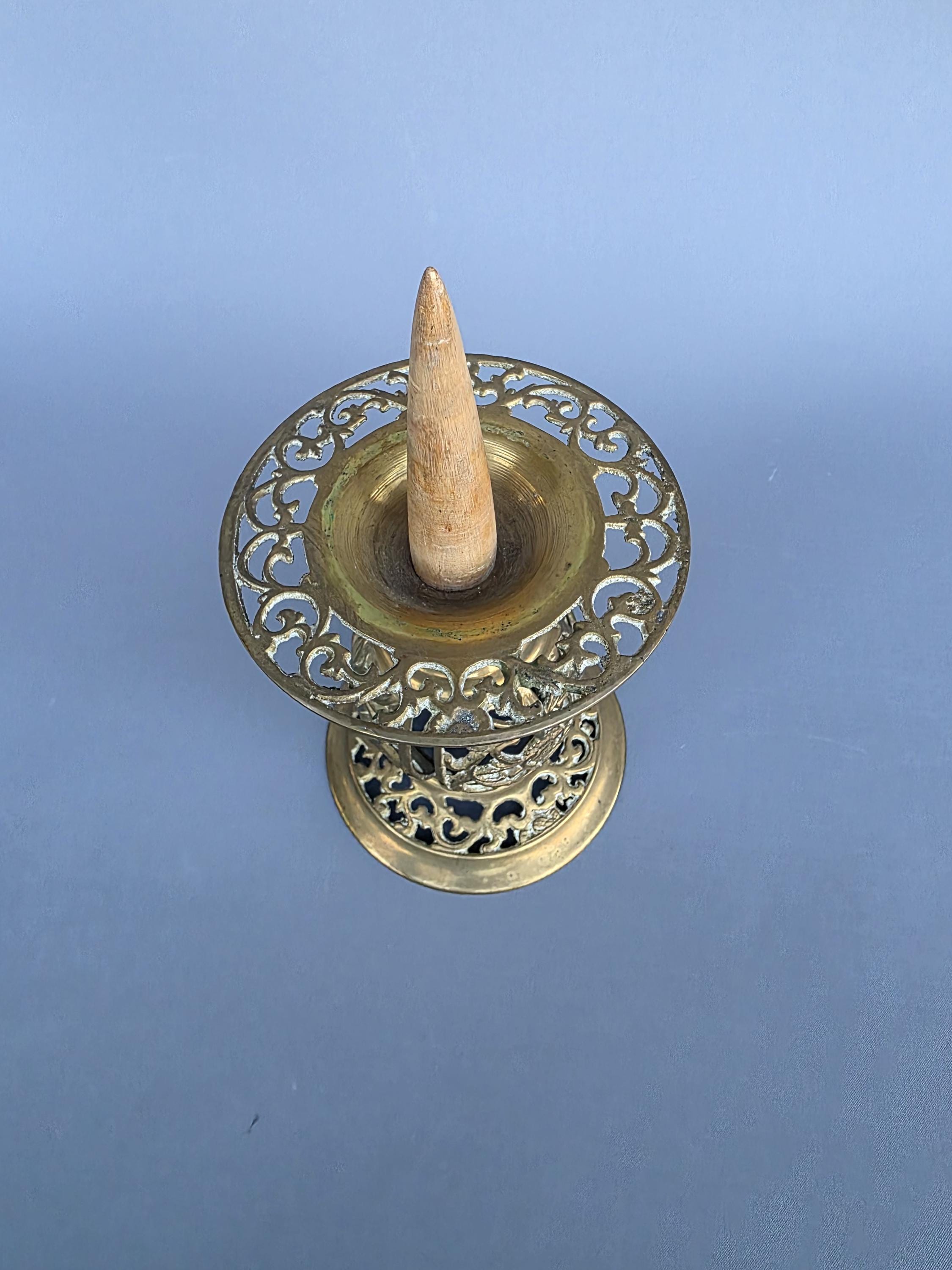 Vintage ornate wooden candlesticks - Etsy 日本