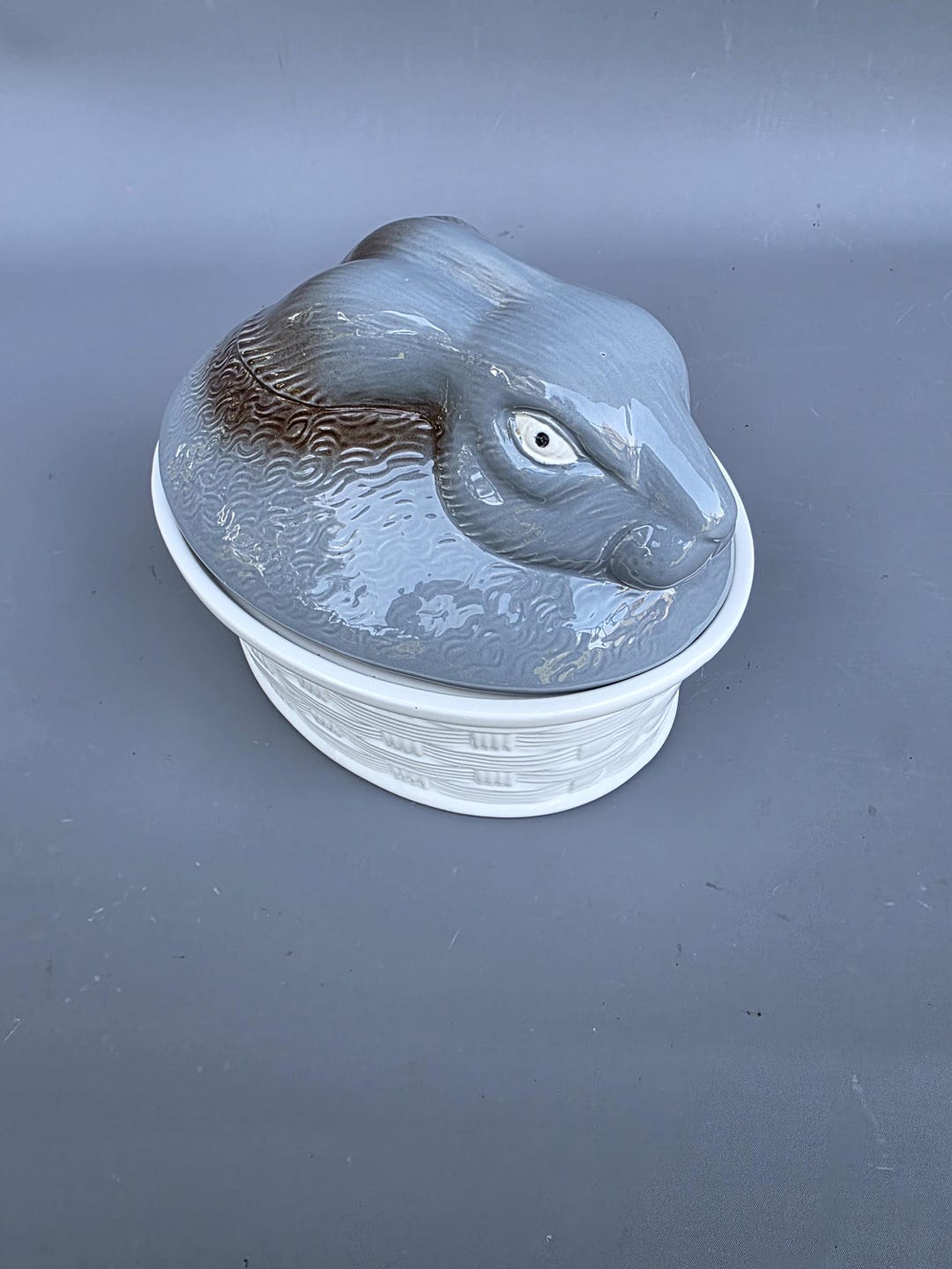 Geo Rabbit Paris Tureen Vintage Rabbit Basket Tureen ++ - Etsy