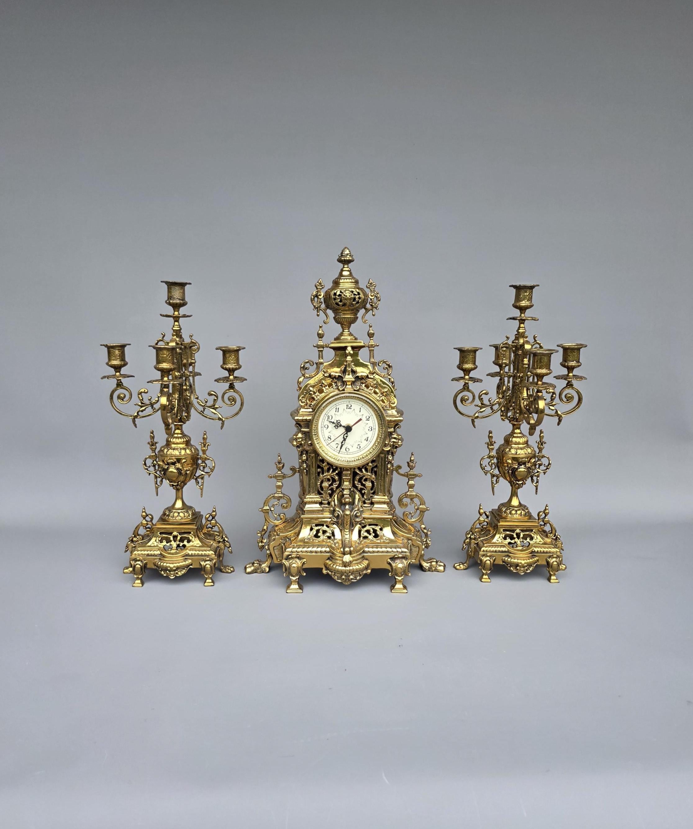 Orologio da Soggiorno Stile Retrò Europeo Antico Silenzioso Orologio da