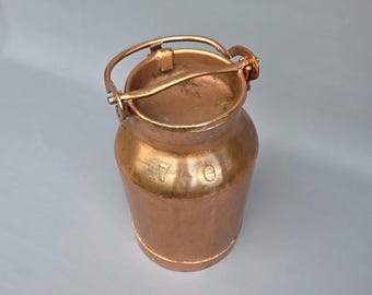 銅製のミルク缶またはミルクチャーン ～大きくて重い～ フランスの