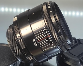 Vintage lens Helios 44-2 58mm f/2 M42 KMZ Swirly Bokeh, M42-Sony E Nex