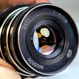Industar-61 L/D USSR Lens 55mm f/2.8 with Lanthanum Glass – Contrast, Sharp