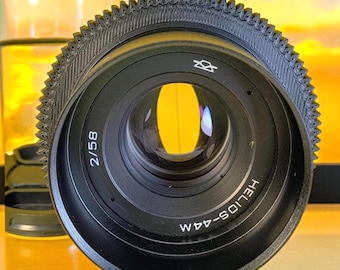 Anamorphic Helios 44M 2/58 KMZ Soviet lens M42 mount Sony E Nex