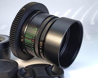 Helios 44-2 58mm f/2 Anamorphic Module Sony E Adapter Lens lens with oval bokeh