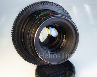 Helios 44-2 58mm f/2 Anamorphic Mod Lens with Twisting Bokeh for Canon EF Cameras