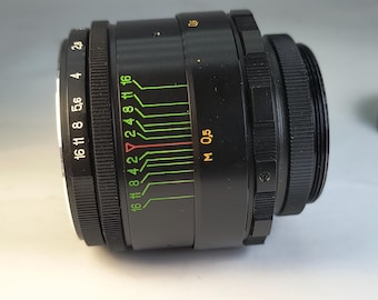 Helios 44-2 58mm f2 Vintage Soviet Lens M42 Swirly Bokeh Portrait Film Camera Lens