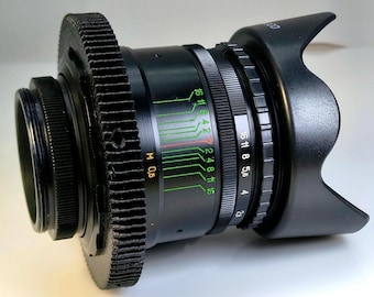 KMZ Helios 44-2 58mm f/2 Swirled Bokeh Lens M42 Mount adapter of your choice