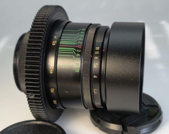 Helios 44 2 58mm F2 Anamorphic Lens Swirly Bokeh Sony E Cinematic Lens