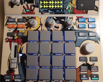 BATMAN 01 semi-rigide skin voor Akai MPC-monster en accessoires van LofiAndy