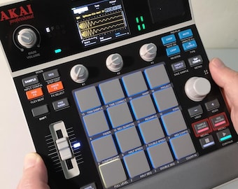 AKAI MPC Sample Skin: Solid Black, and Accessories by LofiAndy
