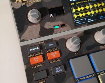 Halfharde CAMOUFLAGE-huid voor Akai MPC-monster en accessoires van LofiAndy
