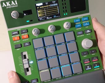 EFFEN GROENE semi-rigide huid voor Akai MPC-monster en accessoires van LofiAndy