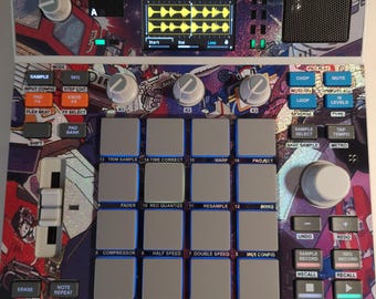 TRANSFORMERS 02 Special holografische editie semi-rigide skin voor AKAI MPC-monster en accessoires van LofiAndy