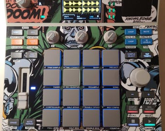 DOCTOR DOOM 03 Semi-rigide skin voor Akai MPC-monster en accessoires van LofiAndy