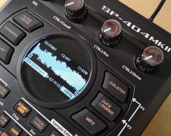 Solidna czarna nakładka na sampler Roland SP-404 MK2