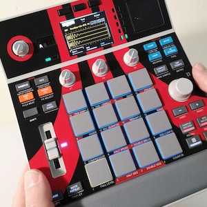 ATARI (black) | Semi-Rigid Skin for Akai MPC Sample, and Accessories by LofiAndy