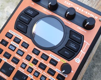 Effen oranje skin voor de Roland SP-404 MK2-sampler