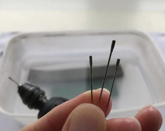 Diamond Tip Drill Bit - 1.1mm - Perfect for Drilling Sea Glass and Pottery Set of 1 / 5 OR 10