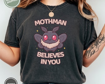 Mothman shirt: Comfort Colors® cryptid Tshirt, 100% ring-spun S-4XL