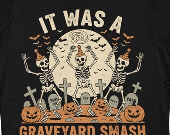 Halloween svg, Funny Halloween Shirt svg, Graveyard Smash, Funny Skeleton, Dancing skeleton svg, skeleton svg