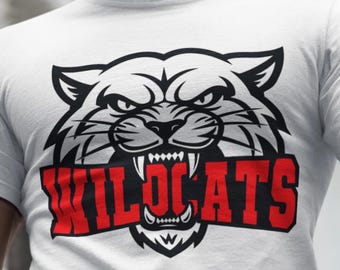 Wildcats Mascot SVG: Team Spirit Cut File (Digital Download)