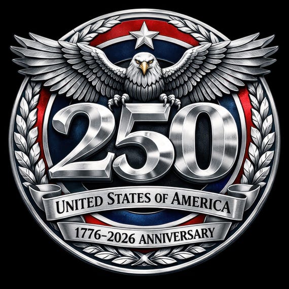 USA 250th Anniversary PNG Bundle, America 250 Merchandise, Sublimation PNG, America 250 Png, America 250 Emblem