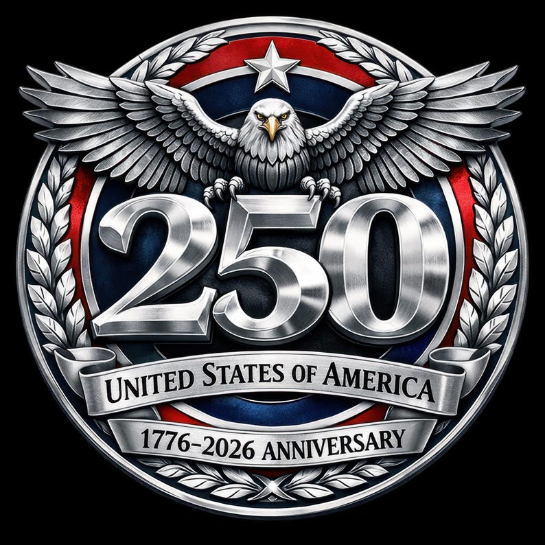 USA 250-årsjubileum PNG-paket, America 250-varor, sublimerings-PNG, America 250-png, America 250-emblem bild 1