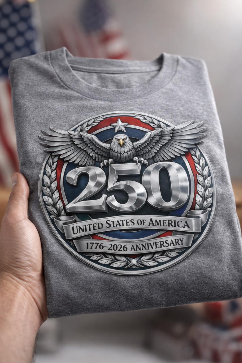 USA 250-årsjubileum PNG-paket, America 250-varor, sublimerings-PNG, America 250-png, America 250-emblem bild 3