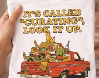Grappige png voor vrouwen, grappig cadeau png, vintage cadeaus voor haar, het heet curating png, vintage sublimatieontwerpen