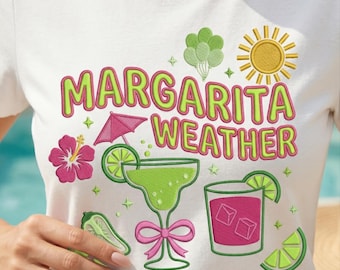 Summer Margarita PNG Bundle, Faux Embroidery Margarita PNG, Trendy Summer Shirt Design, Sassy Summer Shirt PNG Design, Margarita Lover