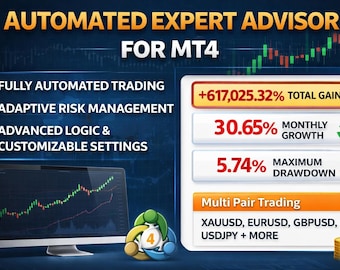 MT4 Expert Advisor Robot | Automated Multi Pair EA | Smart Algorithm Strategy