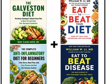 4-in-1 Diet Combo Pack: Fat Burning, Hormone Balance, Immune Boost, Self-Healing