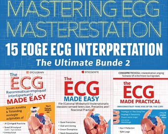 ECG Interpretation Ultimate Bundle: 150 Cases