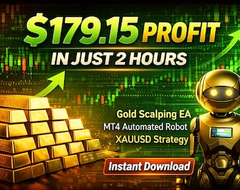 MT4 Gold Scalping EA Robot XAUUSD Expert Advisor Automated Strategy