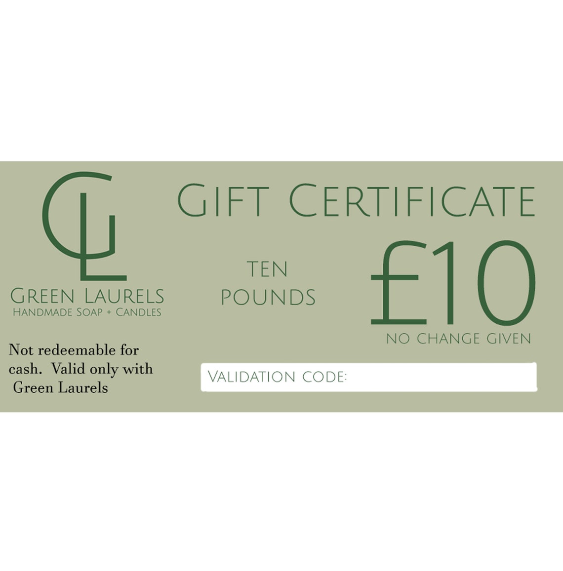 Ten Twenty Fifty Pound Gift Certificate Vouchers for Green Etsy UK Ten Twenty Fifty Pound Gift Certificate Vouchers for Green Etsy UK
