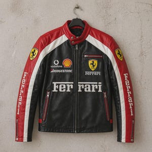 Ferrari Jacket Leather - Etsy